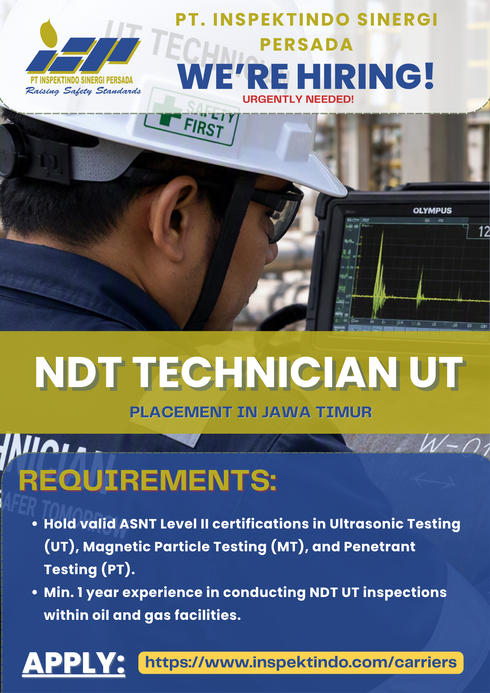 NDT TECHNICIAN UT - JATIM
